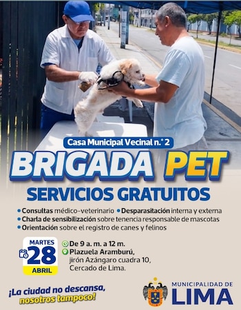 La campaña comenzará a partir de las 9 horas - Créditos: Municipalidad de Lima.
