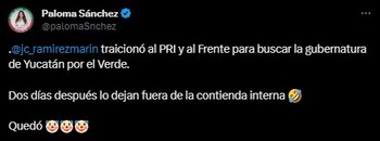 La diputada federal también se