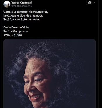Ministra de las Culturas - crédito @KadamaniYanna/X