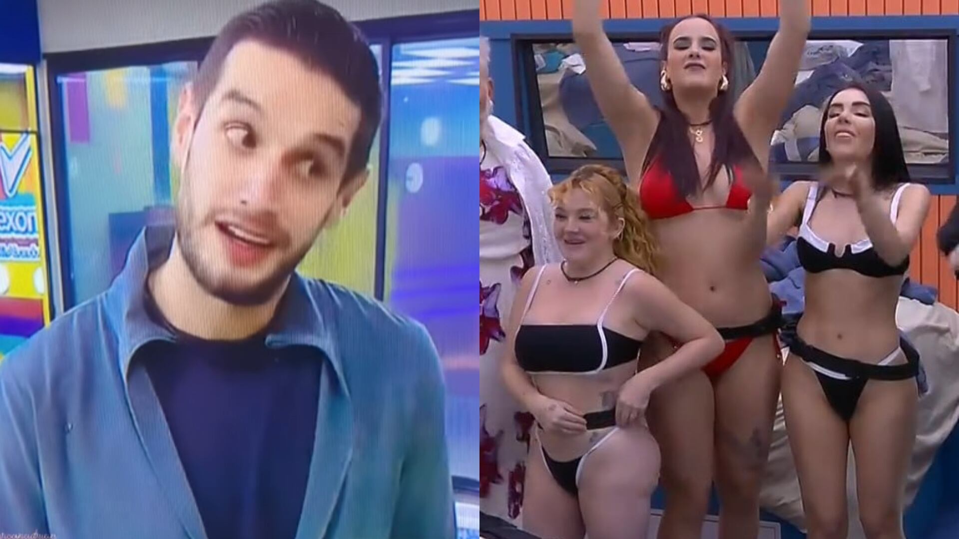 Adrián Marcelo reconoce que sintió atracción por ver a Briggitte, Gala y Karime en bikini(Fotos: ViX)