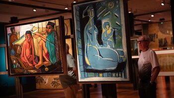 La muestra reúne más de