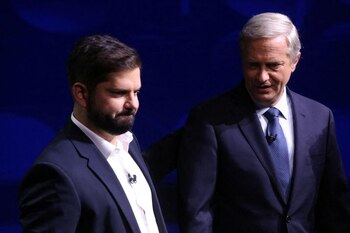 Los candidatos presidenciales chilenos Gabriel