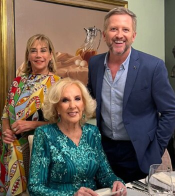 Mirtha Legrand con Marcela Tinayre