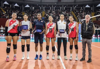 La Copa Federación Sub 17 de Vóley 2026 se disputó en el Coliseo Eduardo Dibós. Crédito: FPV