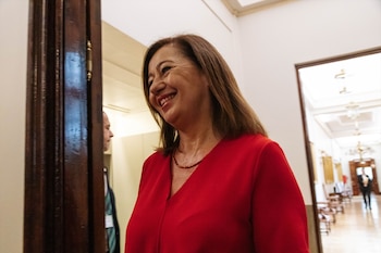 Francina Armengol en la Junta