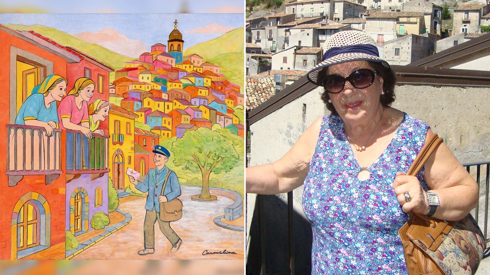 A los 95, la inmigrante italiana que pintó su memoria y conmovió al mundo