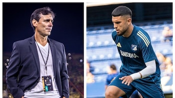 Fabián Bustos y Rodrigo Ureña pertenecen a Millonarios. - Crédito: Difusión