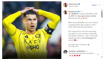 Post de Fabrizio Romano sobre