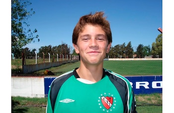 Dibu Martínez fotos ineditas en inferiores de Independiente