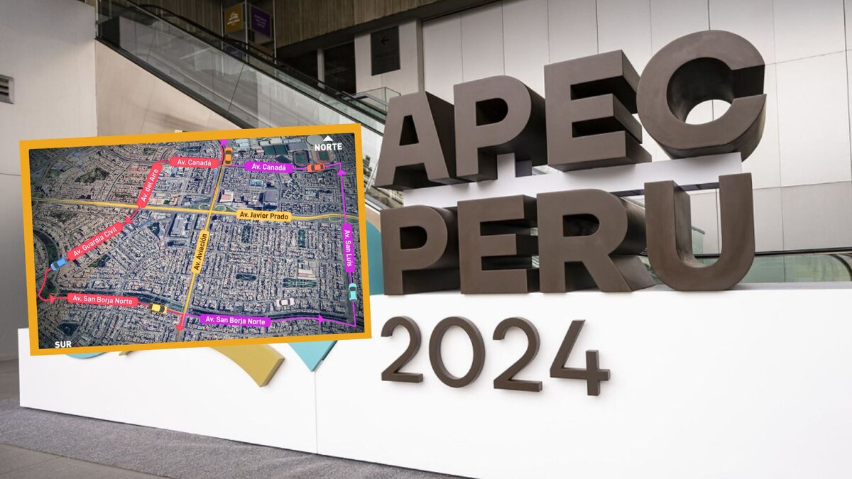 APEC 2024: Cierre de calles y plan de desvío por el foro los días 14, 15 y 16 de noviembre