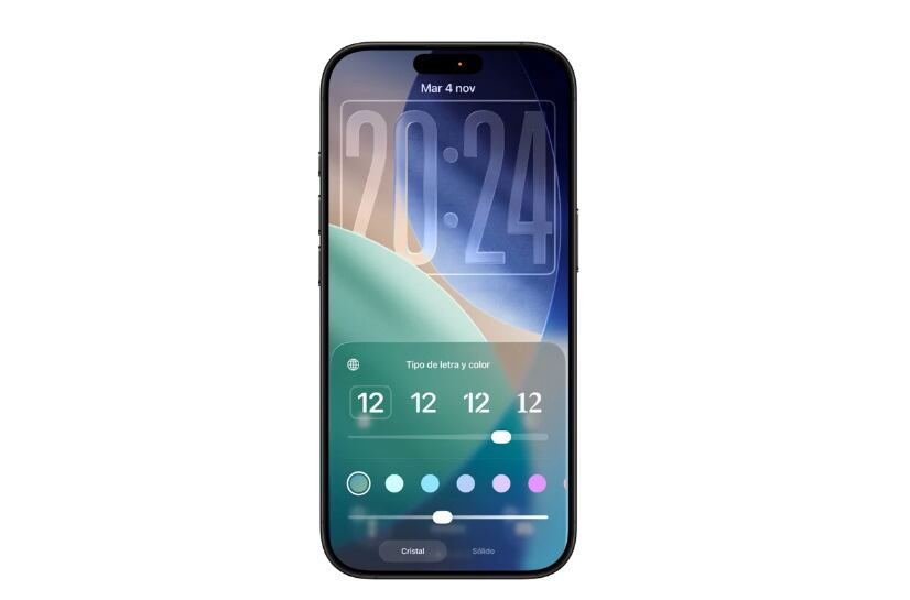 Regulador de intensidad de Liquid Glass.