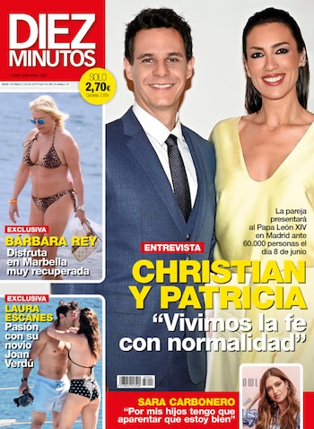 Portada de la revista 'Diez Minutos'.