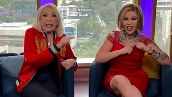 Yina Calderón se reunió con Laura Bozzo, la imitó con un disfraz y hasta le presentó a su padre