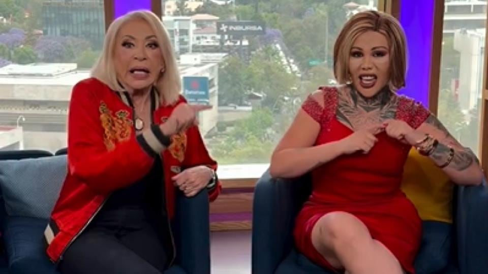 Yina Calderón fue entrevistada por la presentadora Laura Bozzo y hasta se disfrazó como ella, provocando sorpresa en la peruana - crédito @yinacalderonoficial/Instagram