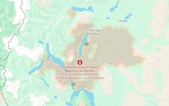 Con ráfagas de 50 kilómetros