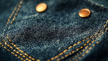 Detalles como los botones metálicos