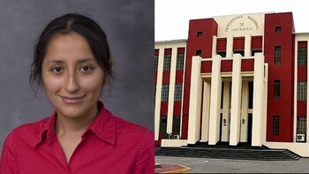 Liz Vivas, la primera mujer