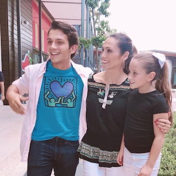 Nora Salinas y sus hijos