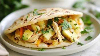 El pan pita, suave y