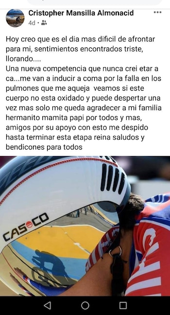 El último mensaje de Mansilla