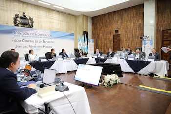 Foto de Archivo para ilustrar: Este lunes miembros de la Comisión Postuladora para Fiscal General de Guatemala se reunirán para elaborar la nómina candidatos, que será presentada a Bernardo Arévalo. (Organismo Judicial de Guatemala)