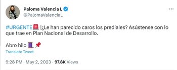 El impuesto predial subiría en