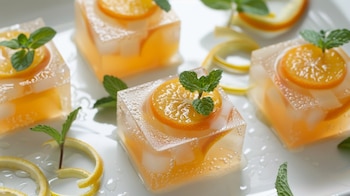 Gelatina de naranja, postre refrescante, receta fácil, gelatina para fiestas, textura esponjosa, gelatina colorida. - (Imagen Ilustrativa Infobae)