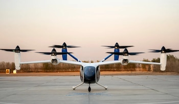 Un taxi aéreo de Joby Aviation.