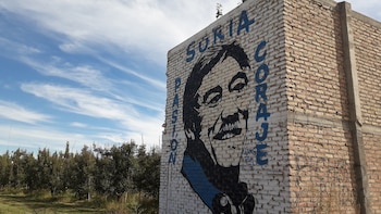 Soria, pasión y coraje, dicen las pintadas en su pueblo