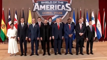 Trump se tomó una foto