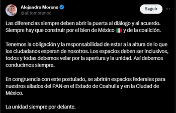 Moreno Cárdenas se posicionó sobre
