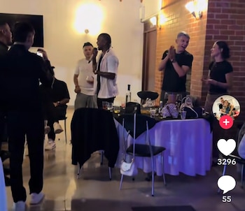 Fiesta del hijo de Hugo Rodallega