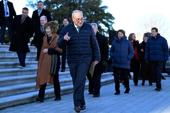 El líder de la minoría en el Senado, Chuck Schumer (AP Foto/John McDonnell)