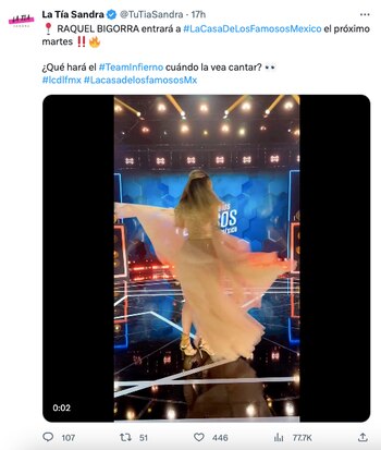 Raquel Bigorra entrará a la