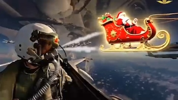 Papá Noel llega con su