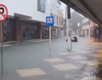 Inundaciones en el centro de