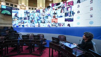 Martín Lousteau, vicepresidente del Senado,