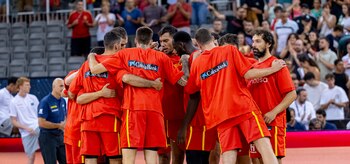 Piña de los jugadores de