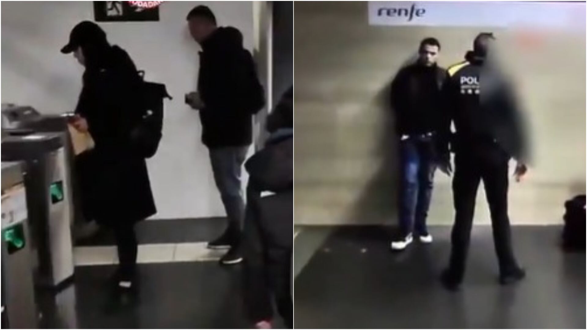 “Qué vergüenza”: dos señalados carteristas colombianos fueron captados en video cuando intentaron robar a una joven en el metro de Barcelona