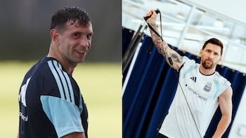 El álbum de fotos de la selección argentina tras ganarle a Argelia: la pose del Dibu Martínez que se volvió viral