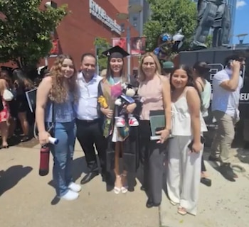 La familia de Magnolia García Lugo también estaba en Colombia - crédito captura de pantalla ABC News