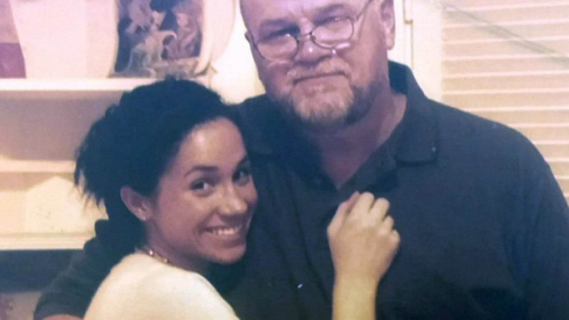 Meghan Markle y su padre, Thomas Markle, en una imagen de archivo.