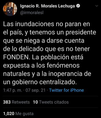 El ex embajador mexicano criticó