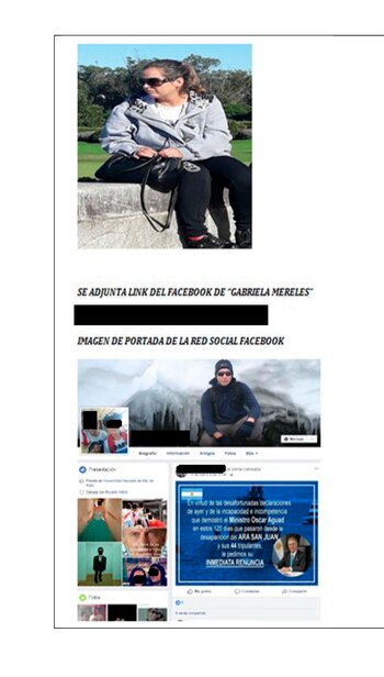 Las pruebas valoradas en Dolores