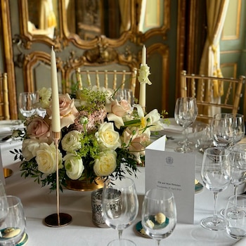 Los detalles de la mesa