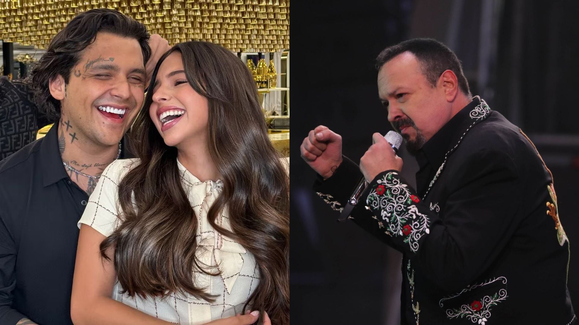Pepe Aguilar habló de los planes de Ángel y Nodal sobre ser papás. (Redes sociales/CUARTOSCURO)