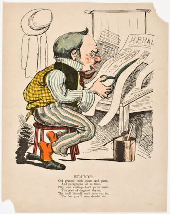 Una caricatura del siglo XIX