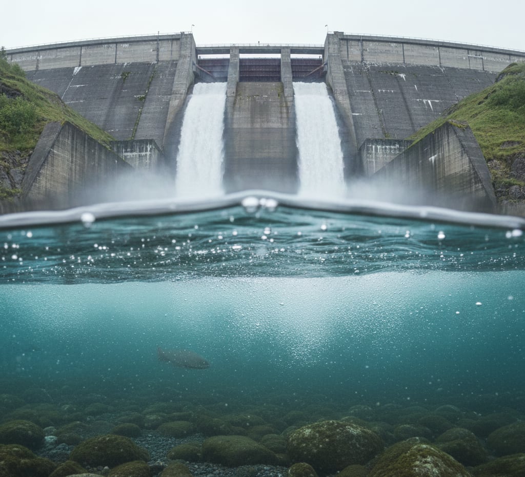 La hidroelectricidad en Noruega enfrenta un nuevo escrutinio por sus efectos ocultos en los ecosistemas fluviales (Imagen Ilustrativa Infobae)