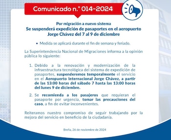 Migraciones publicó las directrices a