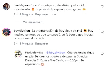 Los organizadores aclararon que la
